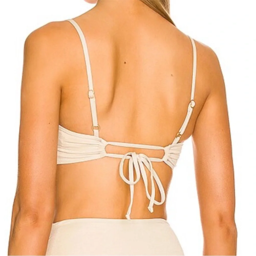 L*Space Ringo Shimmer Swim Top Size M